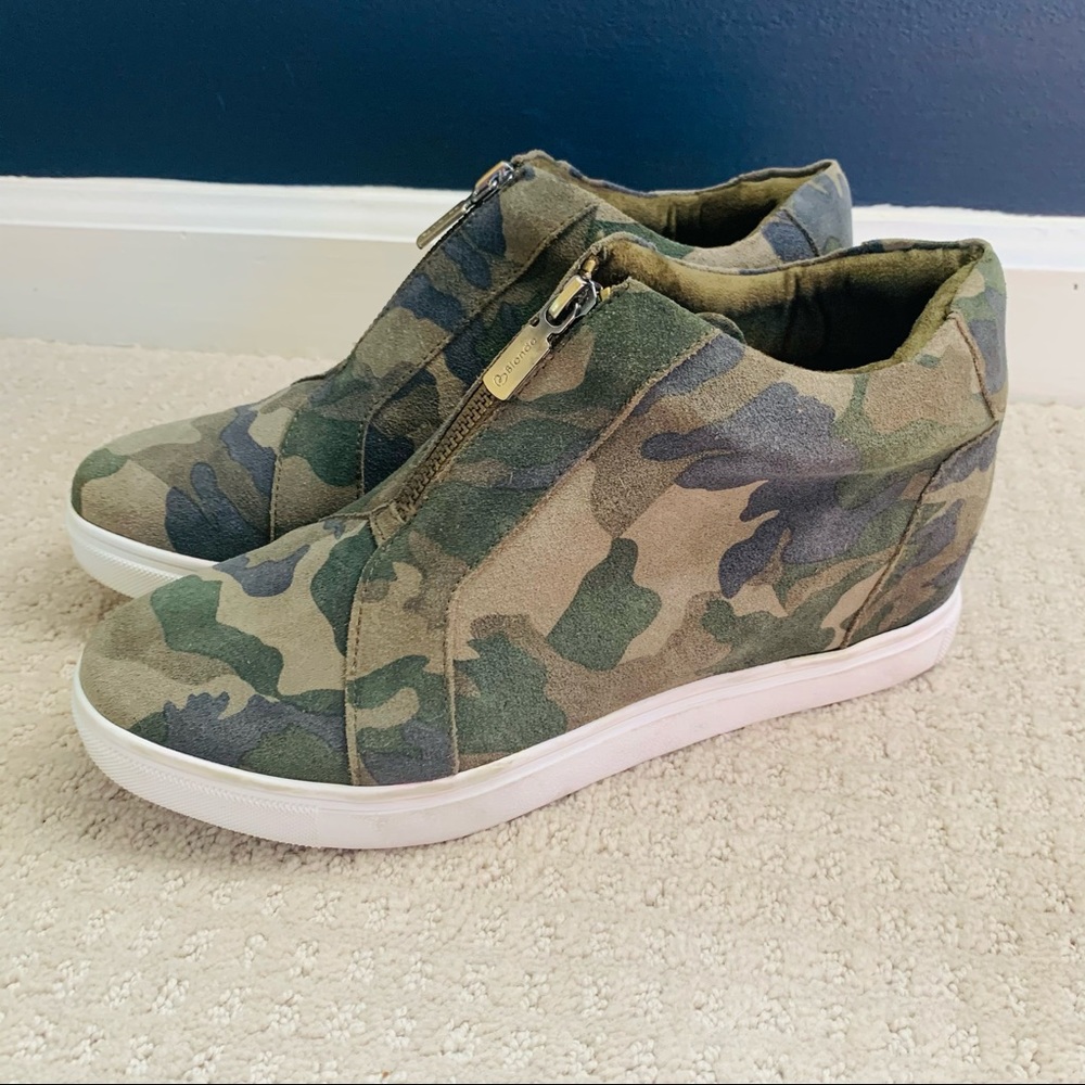 Wedge Sneakers Waterproof Camo Glenda